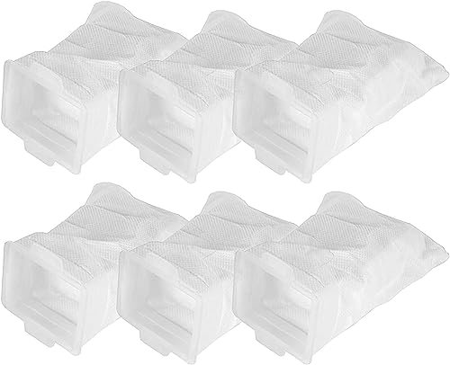 6 Stück Waschbarer Staubbeutel für Makita DCL182Z DCL182 DCL140Z DCL140 BCL182Z BCL182 BCL142 Cl102/104/106/107 Waschbarer Vlies-Staubsaugerzubehör, Teilenummer 166084-9