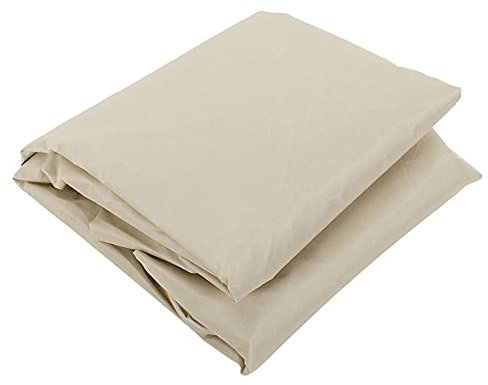 EBTOOLS Replacement Canopy for Garden Swing Sun Swing Canopy Sun Resistant Canopy Replacement Swing Canopy Garden Hammock Top Cover Waterproof 190x132x15cm(Beige)
