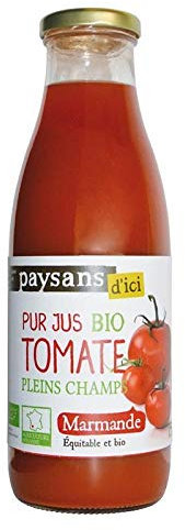 ETHIQUABLE PUR JUS DE TOMATE DE MARMANDE BIO 75CL - ETHIQUABLE - LOT DE 4 - Offre Special