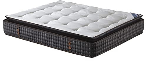 Lena Matratze mit Sprungfedern, Memory-Schaum und Behandlung gegen Milben und Bakterien, 140 x 190 cm