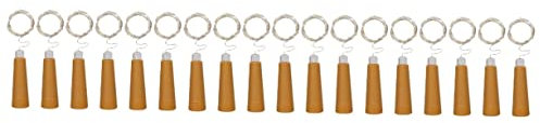 Warmhm 18 Stücke Kork Lichterketten Garten Lichter Dekorative LED Dekor LED Lichterkette Weinflasche Lichterkette LED Kork Licht Bierflasche Lichterketten Licht Dekor Garten Licht Dekor