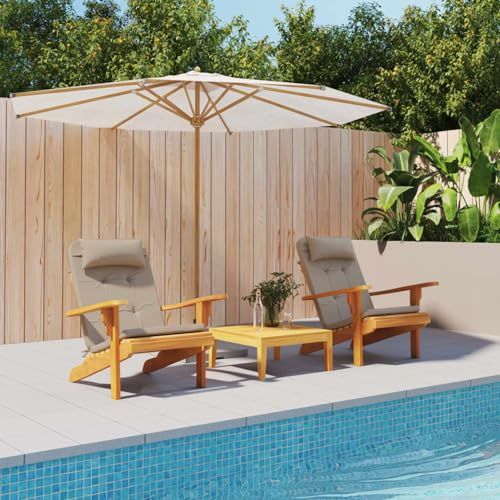 Tidyard Adirondack-Kissen, Oxford-Taupe, Outdoor & Indoor Polsterung