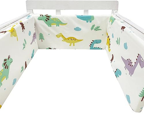 Evimstil Baby Bettumrandung Nestchen Babybett Umrandung Bettumrandung Babybett, Umrandung Babybett, Babybett Umrandungen, Nestchen Babybett Kinderbett Umrandung, Größe: ca. 30x200cm A