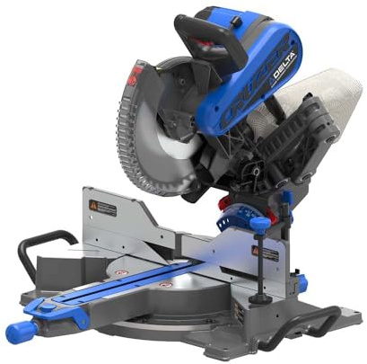 Delta 26-2310- 10” Dual Bevel Sliding Miter Saw, 15-AMP Motor, 16” Crosscut Capacity, 4000 RPM Speed