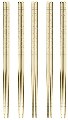 OUSIKA baguettes réutilisables baguettes réutilisables Baguettes en titane pur Baguettes réutilisables Baguettes en métal Vaisselle de salle à manger domestique Alliage de titane Une personne Une bagu