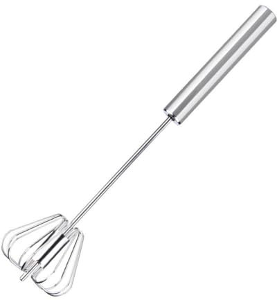 RYGRZJ Whizzy Whisk,2024 New Stainless Steel Semi-Automatic Whisk,Automatic Whisk Mixer Stirrer Tool,Hand Push Mixer Stirrer Kitchen Gadgets for Blending, Whisking, Beating