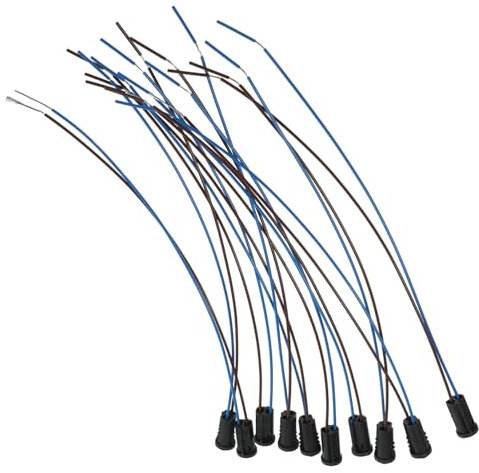 jojofuny 10 Pièces Lampe Tête Fournitures De Lampe Pied De Lampe Miniature Douille De Support De Lampe Support De Lampe En Plastique Douille D'Ampoule G4 Ligne En Plastique Pour Lampe G4
