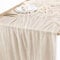 Chemin de Table - Nappe à Fromage en Gaze Beige Boho Chemin de Table pour la décoration d'une fête de bébé, d'un Mariage, d'une fête d'été, d'un Jardin ou d'une Ferme 80 x 300 cm