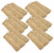 WOONEKY 6pièces Tapis Herbe Tressée pour De Poules Et Petits Animaux Coussin De Nid Confortable Herbe De pour Et