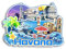 Quwsne Kühlschrankmagnet Havanna Kuba Kühlschrankmagnet Stadt Reise Souvenirs Touristengeschenke 3D klassische Sehenswürdigkeiten handgefertigt Handwerk Heimdekoration 2136