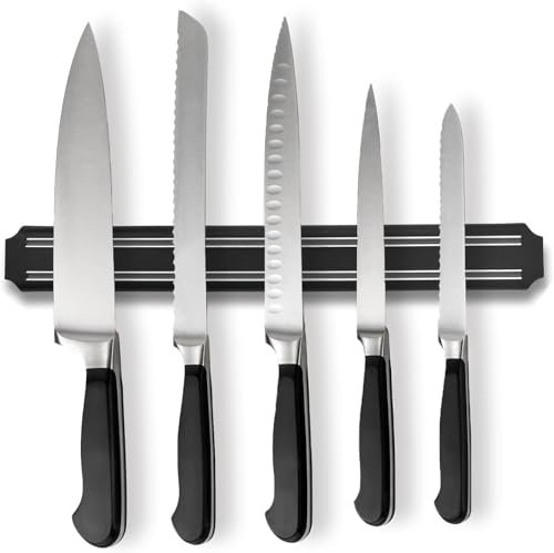 Magnetic Knife Holder for Wall,13Inch Magnetic Knife Storage Strip,Knife Holder,Knife Bar Block Magnet,Kitchen Utensil Holder,Tool Holder,Multipurpose Magnetic Knife Rack(33CM)