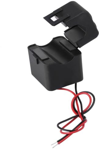 Telituny Current Transformer 100A, PZCT-02 Mini Split Cores Tore de Mesure de Courant, Capteur de Courant Précis Structure Snap-Joint Capteur à Bobine, Domotique, pour Compteur D'énergie 100A Ampère