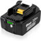 Batterie de Rechange 3 Ah pour Makita 18 V - Batterie d'outil Li-ION Compatible BL1850B, BL1860B, BL1850, BL1860, LXT-400