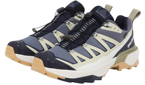 Salomon X Ultra 360 Edge Gore-Tex Wanderschuhe Low Cut Kletterschuhe, Grisaille M Blau, 26.0 cm