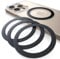 Lamicall 4 Stück für MagSafe Ring Aufkleber Metallring - [Stabil & Ultradünn] Selbstklebender Magnetring für Handyhülle, Metall Magnet Ring für iPhone 15 16, MagSafe-Zubehör (Nicht Magnetisch)