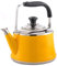 Bollitore da tè fischiettante in acciaio inossidabile per fornelli, giallo(4L)