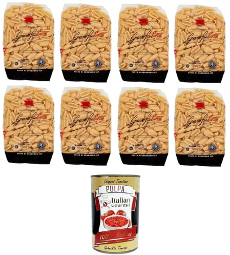 Garofalo Gnocchi Sardi N°36 Nudeln aus Hartweizengrieß Gragnano IGP 8x500gr+ Italian Gourmet polpa 400g