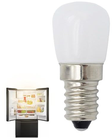 Bulbo LED E12 - Luce frigorifero da 3W, TEMPERAZIONE DUPPIO DI COLORE | Sostituzione 'apparecchio compatto, luce diurna luminosa 6000K, tono accogliente 3000K per apparecchi di armadietti, lavande