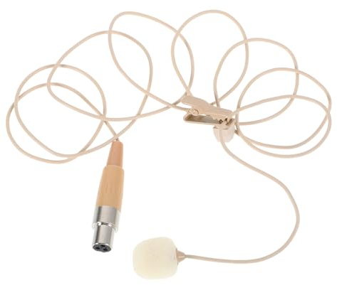 Kisangel Multifunctional Compact Lapel Mic 3-pin Clip-on Interview Microphone Portable Small Lavalier Mic for Vlogging and Recording