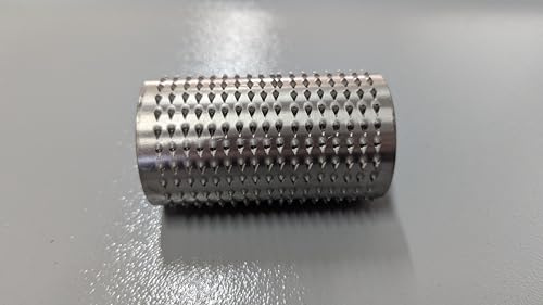 Rulli Grattugia Formaggio Inox e Ferro - Standard Originale per RGV, Fimar, Fama, Reber, Everest, CMD, Polypool, Sei Larem, Quick Mill, Hardes ecc.. (FERRO, QUICK MILL D55X77 mm)