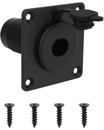 BTFO Prise Murale Traversante en Aluminium pour Starlink Gen3, RJ45 CAT6 Ethernet Femelle-Femelle Étanche IP68 Connecteur de Panneau Traversant Compatible avec Camping-Cars Fourgons Aménagés
