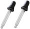 Medisure Healthcare Medical First Aid Lab Eye Dropper Clear Glass Pipette x 2 Tubes