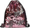styleBREAKER Sac de Sport Hipster à Paillettes, Sac à Dos, Sac de Gym, Unisexe 02012210, Couleur:Vieux Rose/Argent