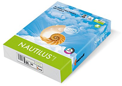 NAUTILUS Classic Kopierpapier, 80 g/m², 500 Blatt Hochweiß, A3