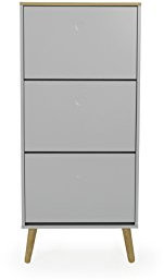 Tenzo Dot Schuhschrank, MDF, Grau / Eiche, One Size