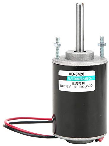 High Speed Einstellbare Elektrische Getriebemotor Gleichstrom Permanent Magnet Reversible Low Noise für DIY Generator XD-3420 12 V/24 V 30 Watt CW/CCW(12v)