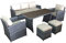 Jet Line® | Gartenmöbel | Loungemöbel Havanna | grau | Gartenset | Essgruppe | Lounge | Tisch | Sessel | Sofa | Garten | Terrasse | Balkon | Polyrattan