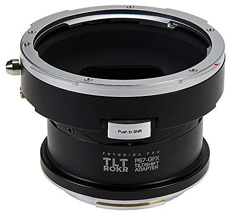 Fotodiox Pro TLT ROKR Tilt/Shift Lens Adapter Compatible with Pentax 6x7 (P67, PK67) Mount SLR Lenses on Fujifilm GFX G-Mount Cameras