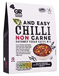 Gordon Rhodes' Chilli Non Carne Vegan Recipe Sauce Mix Mix with Crushed Chilli Seeds. Free from Meat and Gluten, Slow Cook for the Laid Back Way to get a kick Out of Your Veg.(1 x 75gm)