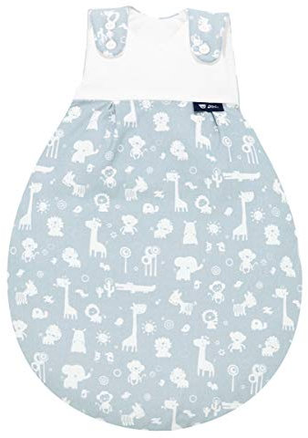 Set ALVI Baby Mäxchen Außensack Schlafsack & Windel Blaubär | Ganzjahresschlafsack mitwachsend | Leichter Babyschlafsack mitwachsend | Kinderschlafsack TOG 2,5 bis 3,0 | Schlafsack Sommer Winter