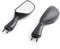 Topteng Universal Motorrad Spiegel passend für Kawasaki ZX6R 1998-2002 ZX9R ZX9 9R 1998-2003