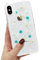 LCHULLE Hülle Kompatibel mit iPhone Xr Handyhülle Blumen Transparent Hülle Echt Getrocknete Blumen Schutzhülle Silikon Case Flower für iPhone Xr Grün