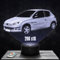 Nachttischlampe Peugeot 206 S16 Miniatur-Sammlungsdekoration, Geschenkidee für Männer, Peugeot 206 S16 Nachtlampe für Erwachsene, Dekoration für das Schlafzimmer, originelle geschenkidee für Auto-Fans