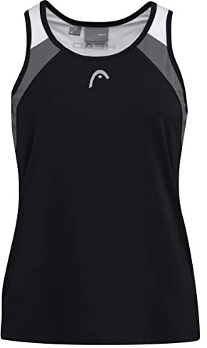 HEAD Damen Club 22 Tank Top Women, Schwarz, Blusen & T-Shirts, Schwarz, L EU