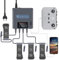 WANGCL 6 in 1 LCD Display Dualer Lademodus Akkuladegerät Intelligentes Ladegerät Hub Ladestation für DJI Mavic 3 Drohne