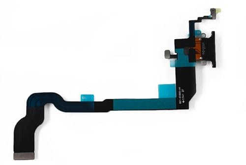 OuiSmart Nappe Dock Flex CONNECTEUR DE Charge Noir avec Micro ET ANTENNE pour IPHONE X