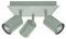 L+ Deckenleuchte, aus Metall, Form, Maße 30 x 30 x 15 cm, Farbe Grün, Made in Italy