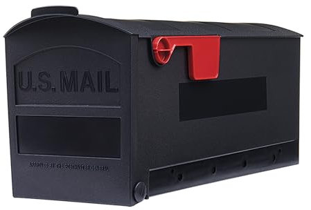 Architectural Mailboxes Patriot GMB505BAM Briefkasten aus Kunststoff, Kompatibilitätscode E, Schwarz, mittlere Kapazität