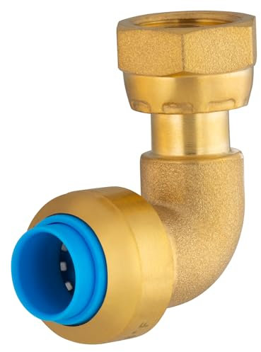 Raccord automatique universel coude Ø12 femelle tournant 12x17 (3/8) TOUT PUSH