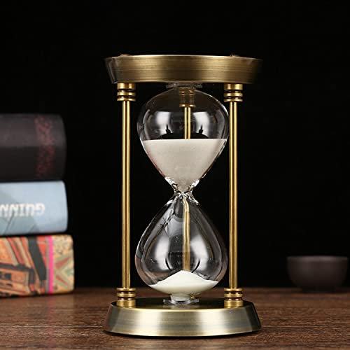 Sanduhr Timer, Sanduhr Timer 60 Minuten, Große Sanduhr, Sanduhr, Sanduhr, Sanduhr, 1 Stunde Glas Sandglas, für Geschenke, Hochzeit, Zuhause, Schreibtisch, Bürodekoration