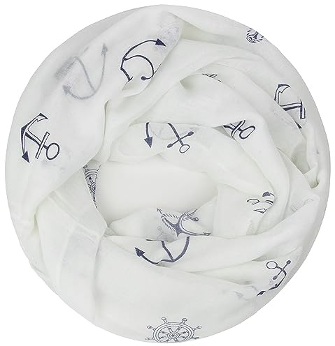 Gloop Loop Schal Rundschal Schauchschal Tuch Halstuch Anker Print Look