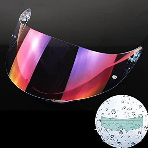 SteFik Moto Ca-SCO Visor Linse Full Face Motorrad Helm Ca-SCO Visier Zubehör Compatible with A-G-V K1 K3SV K5 Capacete Revo-Objektivschild,Motorradhelm