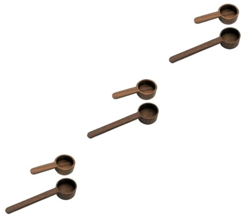 Cabilock 6 Pièces Cuillère à mesurer sel pelle à poignée kitchen gadgets outils de cuisine cuillere doseuse cuillères à café cuillère à café en bois grains de café cuillère en bois avoine