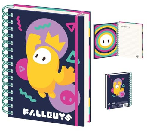 Pyramid International Fall Guys Notizbuch (Vibes Design) Ringbuch DIN A5 - Offizielles Merchandise