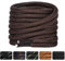 SUBAUM 2 Paar Schnürsenkel Braun für Stiefel,Ersatz Rund Schuhbänder für Arbeitsschuhe Wanderschuhe Trekkingschuhe,Reißfest 4.5mm Dick Brown Boots Shoelace(Dunkelbraun-100cm)