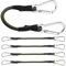 BESPORTBLE 5St Gepäckband zeltzubehör Schnalle Bungee-Seil Zurrgurte für Anhänger Hochleistungskarabiner elastischer Gürtel Bungee-Seil für draußen Outdoor-Bungee-Seile Aluminiumlegierung